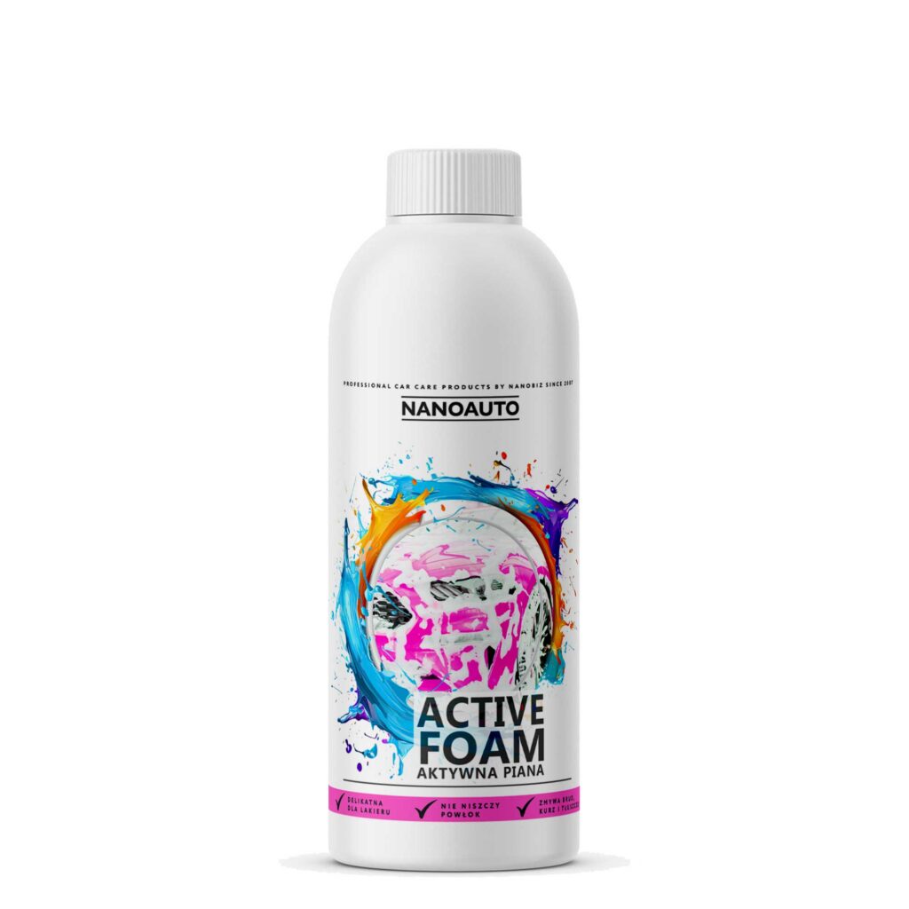 aktywna piana — zastosowanie NANOAUTO ACTIVE FOAM