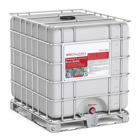 Intermediate bulk container closeup, 3D rendering
